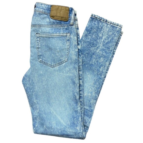 American Eagle Outfitters NWT Next Level Airflex Distressed Denim Jeans Women 30 - Picture 1 of 9